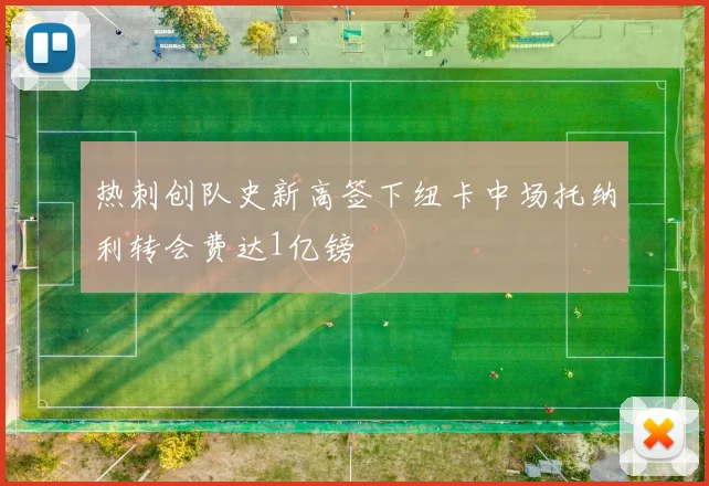 热刺创队史新高签下纽卡中场托纳利转会费达1亿镑